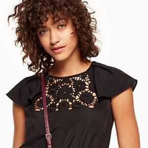 NWT Kate Spade Baja Bound Embroidered Top
